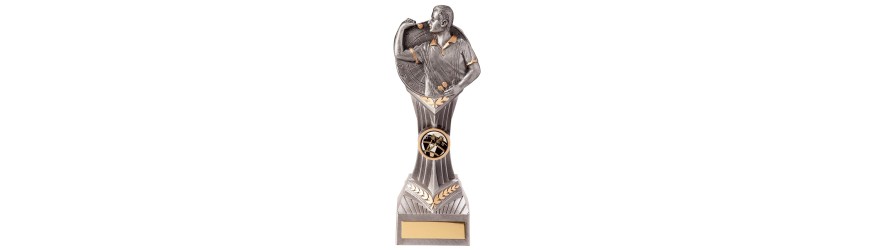 FALCON MALE DARTS TROPHY - 4 Sizes - 14CM - 24CM FALCON MALE DARTS TROPHY - 4 Sizes - 14CM - 24CM